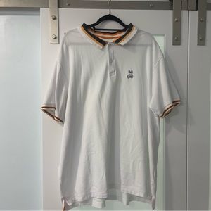 Psycho Bunny polo size xxl. No tag and small blemish very lower back left .